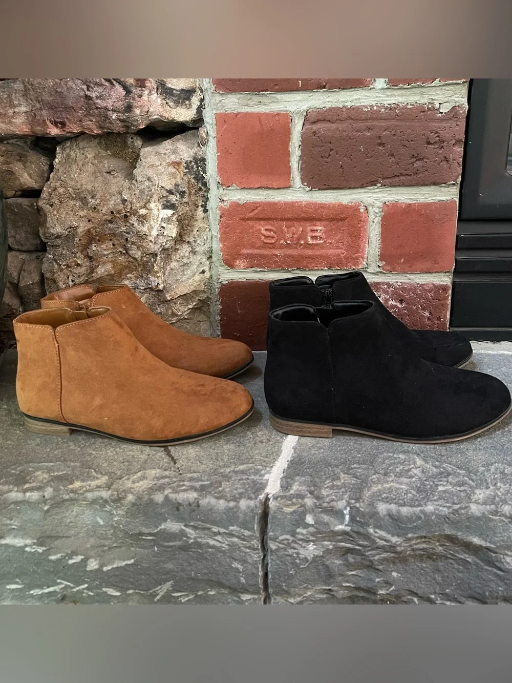 Boot Bundle- brown and black ankle boots